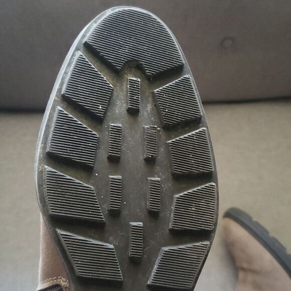 Aquatalia boots women's size 9 suede wedge boots suede neutral zipper vg… - Picture 14 of 16